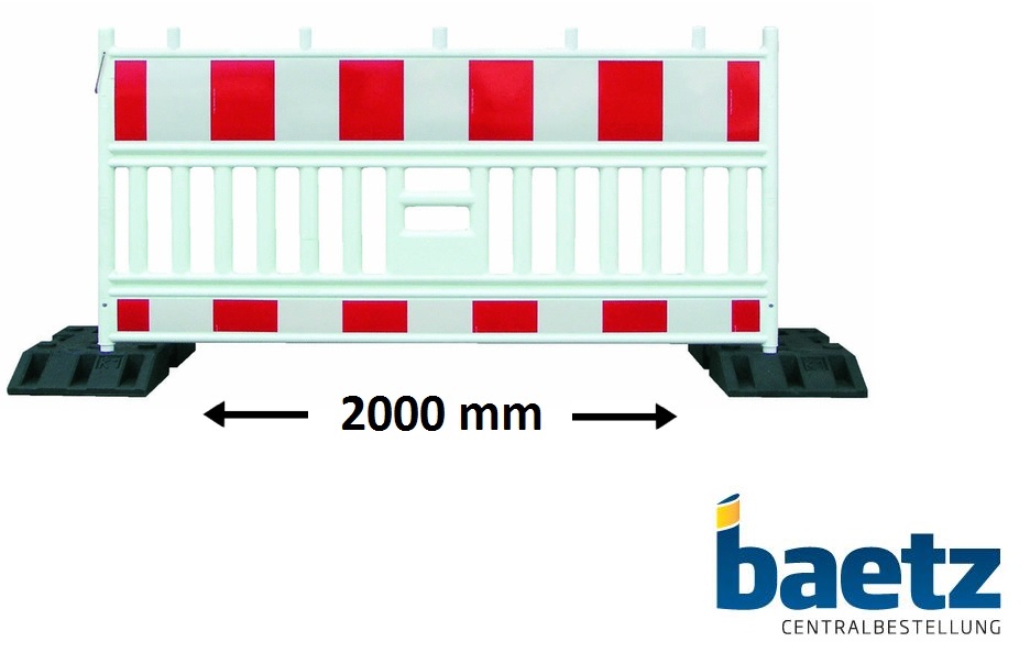 Vario Absperrschranke nach TL-Absturzsicherung 2.000 mm