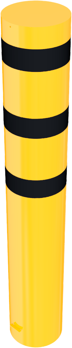 Schake 40322BG Stahlrohrpoller Ø 323 x 5 mm ortsfest zum Einbetonieren gelb / schwarz feuerverzinkt und gelb beschichtet

mit drei schwarzen Streifen Gesamtlänge: 2000 mm mit angeschweißter Stahlkappe