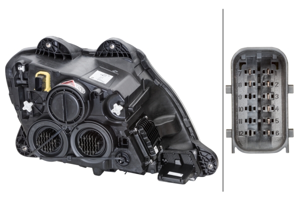 K1788 HELLA 1EX 010 116-711 FF/Halogen/LED-Hauptscheinwerfer - links