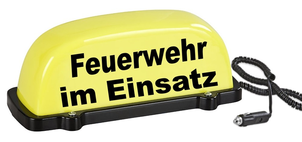 bx Feuerwehr im Einsatz - Dachaufsetzer LED