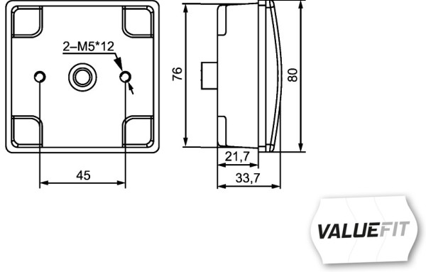 N431 HELLA 2NR 357 029-061 Heckleuchte - Valuefit - LED - 12V - rechts/links