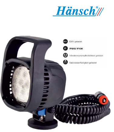 baetz Hänsch, LED Arbeitsscheinwerfer, Typ 1010, Magnethalterung
