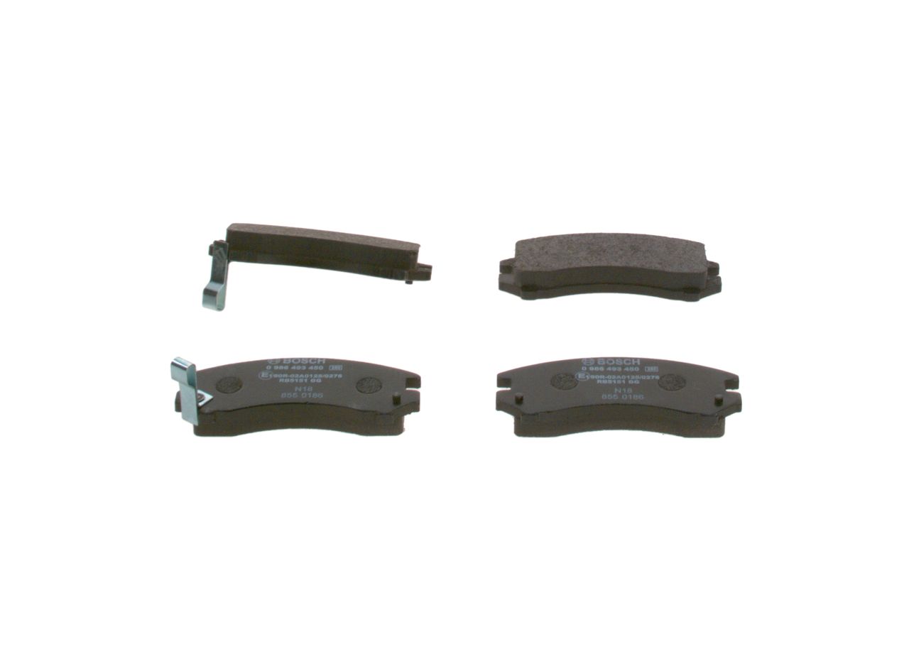 Bosch 0986493450 Bremsbelagsatz, Scheibenbremse