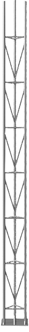 Schake 353019 Gitterrohrmast Ø 48 x 3,2 mm Gesamtlänge: 6000 mm, verzinkt,

Rohr: Ø 48 x 5,0 mm

mit integrierter Adapterplatte