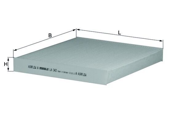 Mahle LA343 Filter, Innenraumluft