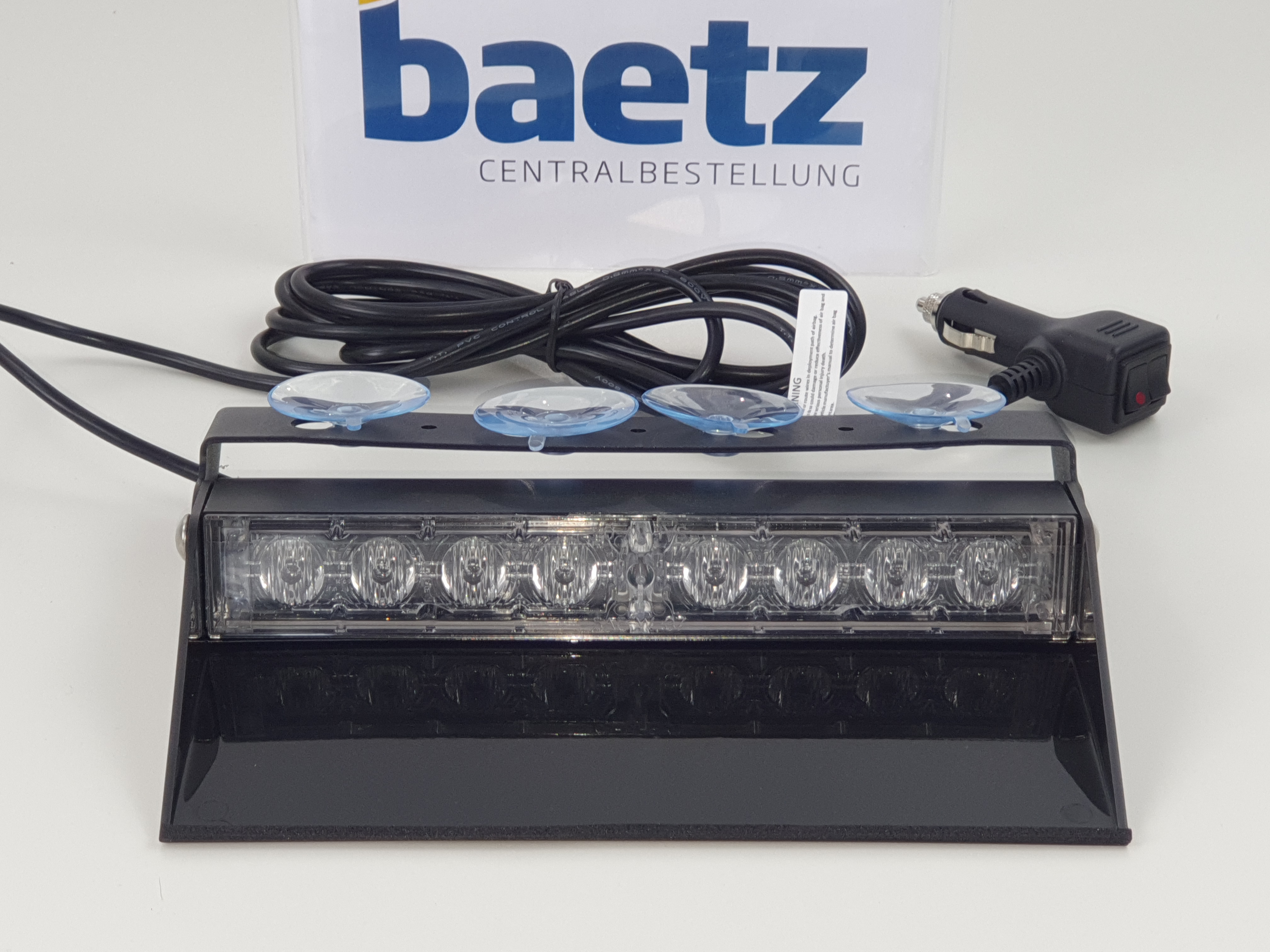 Serie-QLED-LED-LED8DDVW LED Front Scheibenblitzer, 8 LEDs, Serie Q-LED, LED Farbe Gelb