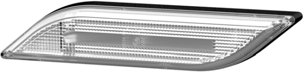 HELLA 2BM 013 339-031 Zusatzblinkleuchte - Shapeline Style - LED - 12/24V - geklebt - Lichtscheibenf