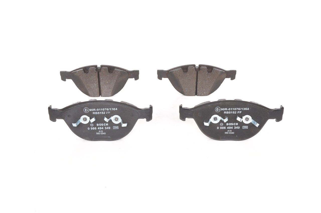 Bosch 0986494349 Bremsbelagsatz, Scheibenbremse