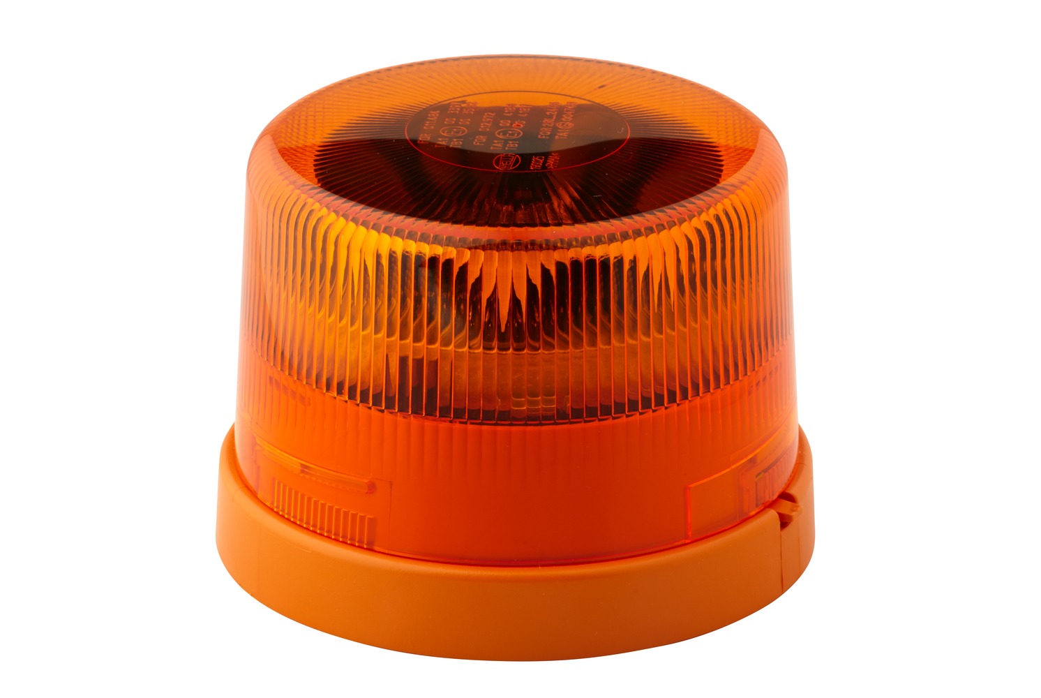 10103020a_AM0 HELLA 2XD 012 972-001 LED-Blitz-Kennleuchte - KL 7000 - 12/24V - gelb - geschraubt - gelb - Kabel: 1