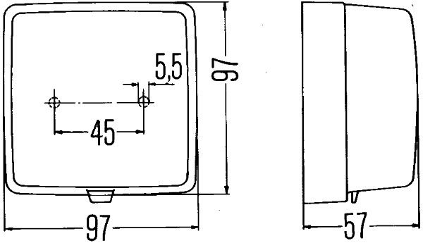 HELLA 2NE 003 315-011 Nebelschlussleuchte