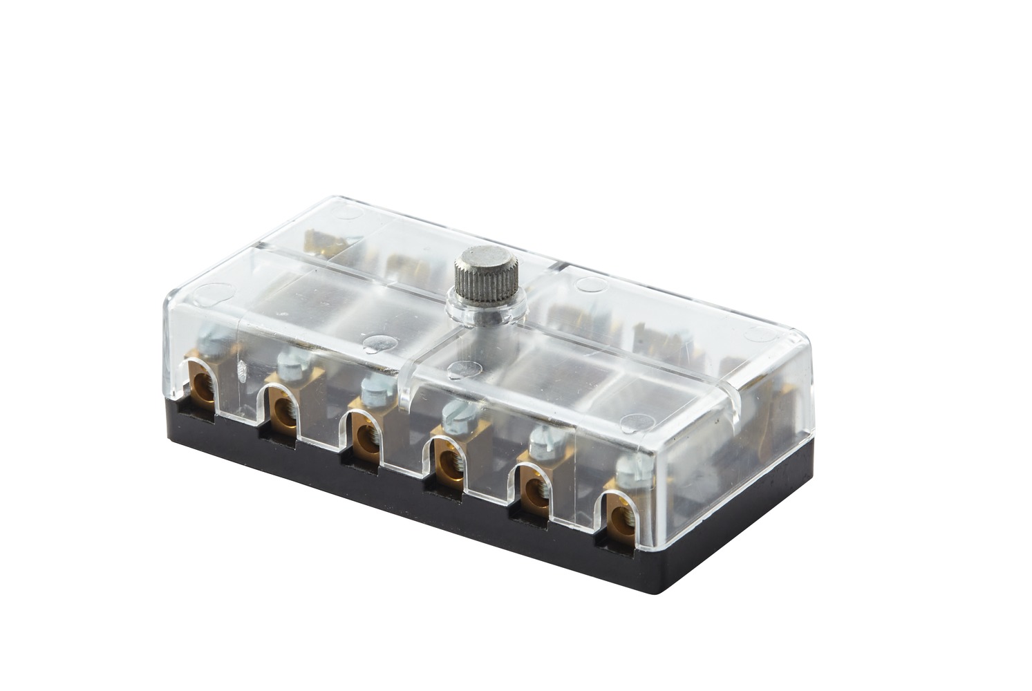 HELLA 8JD 002 291-211 Sicherungsdose - 6-polig - 8A - glasklar - Stecker: Schraubkontakt