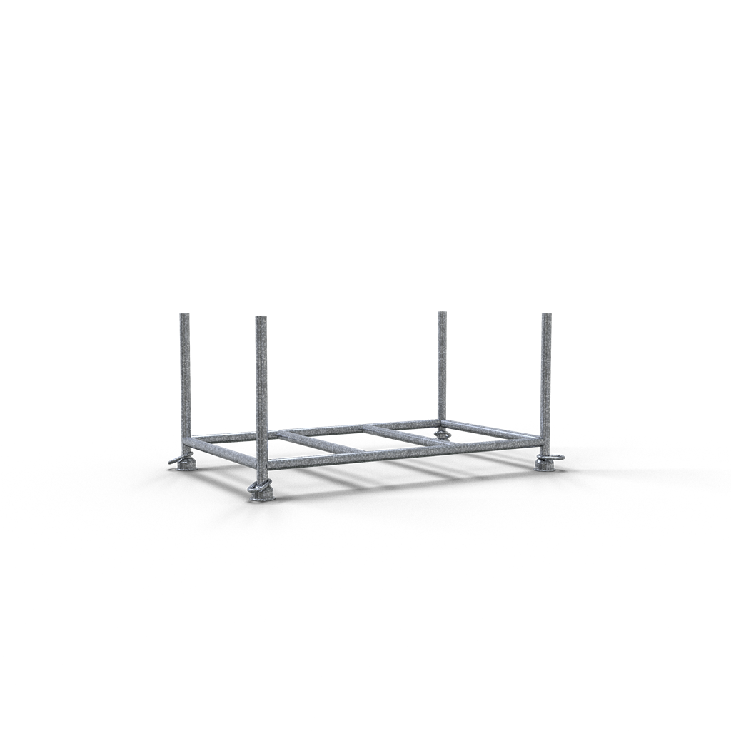 Schake 50210-0 Stapelpalette 1,50m x 0,87m verzinkt Füllmaße: 1,50m x 0,87m x 0,60m