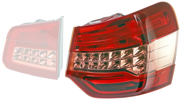 Rückleuchte Links 24 V P21W Glühlampen-Technologie HELLA Für AEBI 12