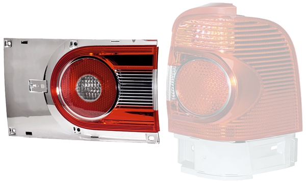 HELLA 2NE 964 958-011 Heckleuchte - Glühlampe - glasklar/rot - innerer Teil - links - für u.a. VW Sh