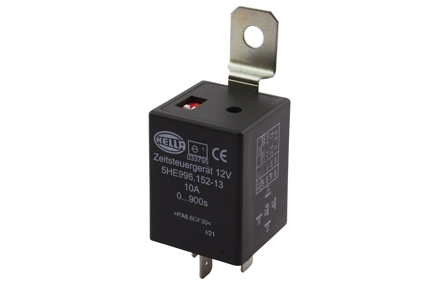 HELLA 5HE 996 152-131 Zeitrelais - 12V - Anschlussanzahl: 5 - Wechsler