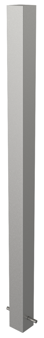 Schake Edelstahlpfosten  70 x 70 mm | ortsfest, zum Einbetonieren Gesamtlänge: 1200 mm | ohne Versch