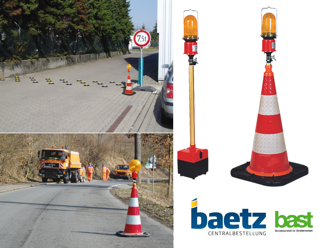baetz Leitkegel-Blitz-Rundstrahler, Monoplan, H-21308