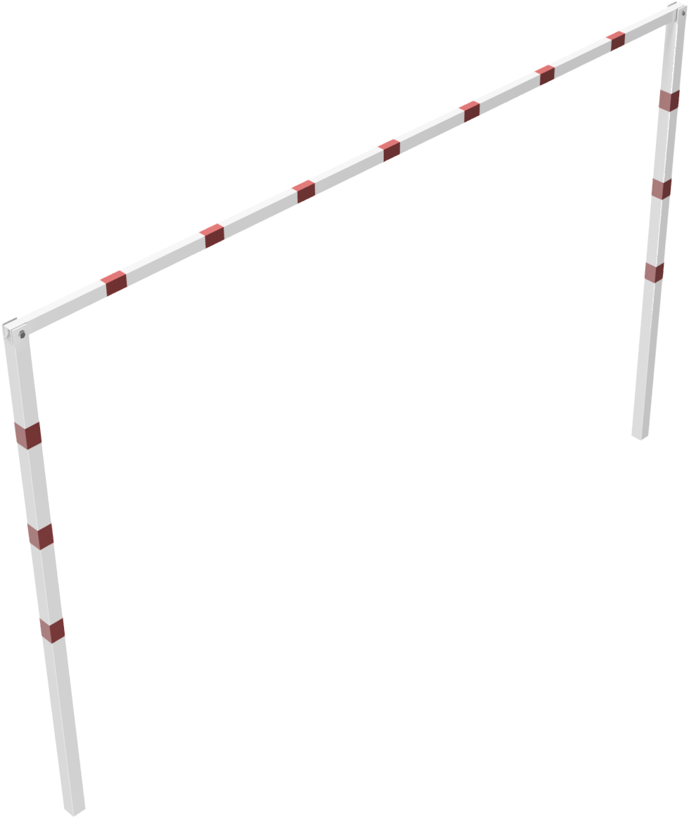 Schake 417_40B Höhenbegrenzer feststehend feststehend, 70 x 70 mm, zum Einbetonieren Gesamtbreite: 4000 mm Durchfahrtshöhe: ca. 2000 mm