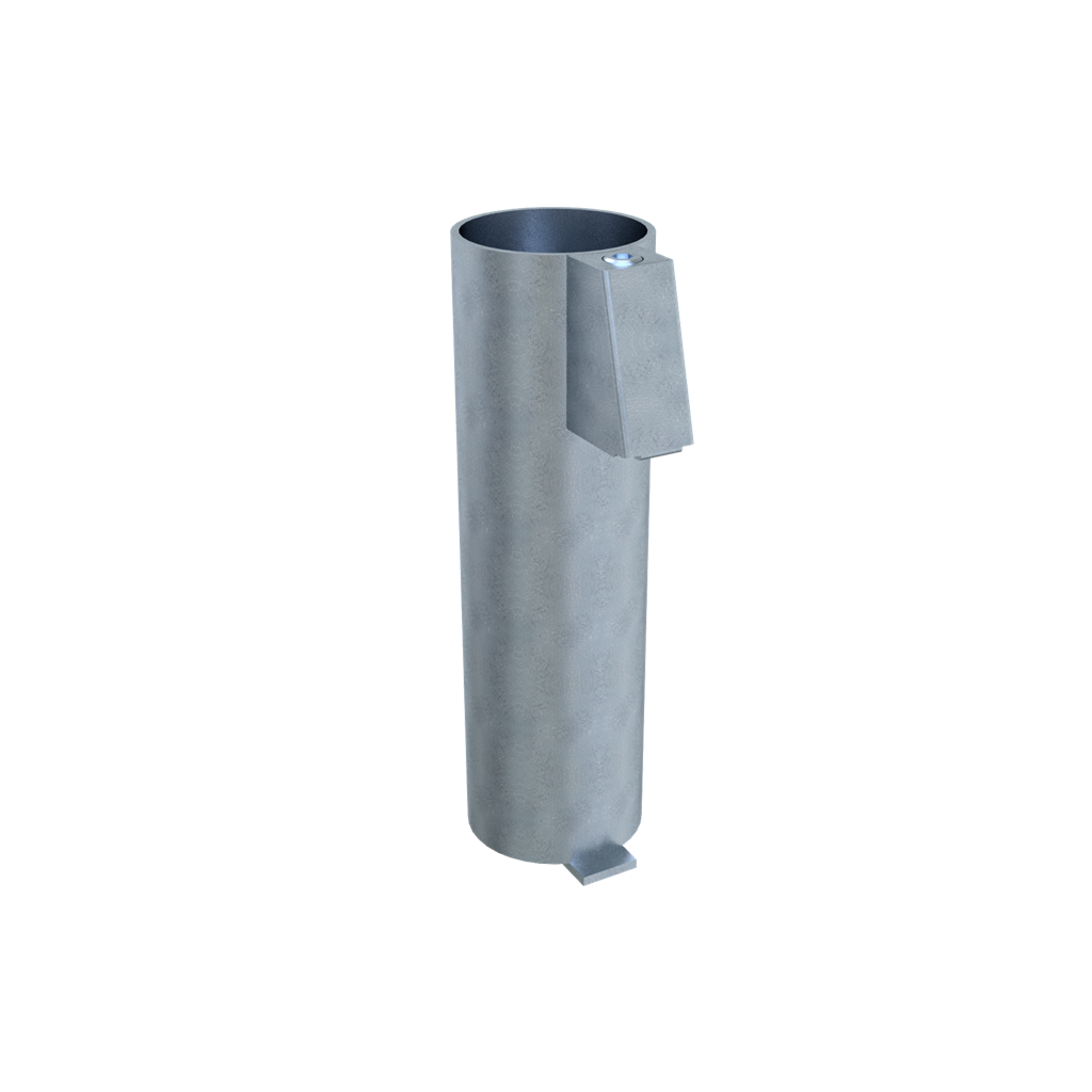 Schake 473_31 Bodenhülse mit Feststellvorrichtung für Ø 60 / 76 mm Rohrpfosten für Ø 76 mm Rohrpfosten 300 mm lang