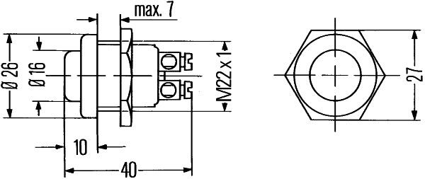 HELLA 6JF 001 571-101 Zünd-/Startschalter