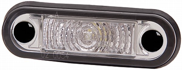HELLA 2PF 959 590-218 Umrissleuchte - LED - 12/24V - Einbau - Lichtscheibenfarbe: glasklar - Kabel: