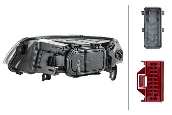 K2106 HELLA 1EX 011 151-411 LED-Hauptscheinwerfer - links - für u.a. Audi (Faw) A6L (C7, 4X8, 4Xl)