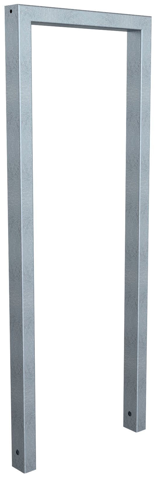 Schake 456_045 Anlehnbügel aus Stahlrohr 60 x 40 mm ohne Querholm Gesamtbreite: 450 mm feuerverzinkt