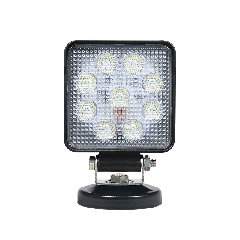 LED Arbeitsscheinwerfer, Serie 10015, Magnetmontage, Quadratisch, ECE-R10 12/24 Volt