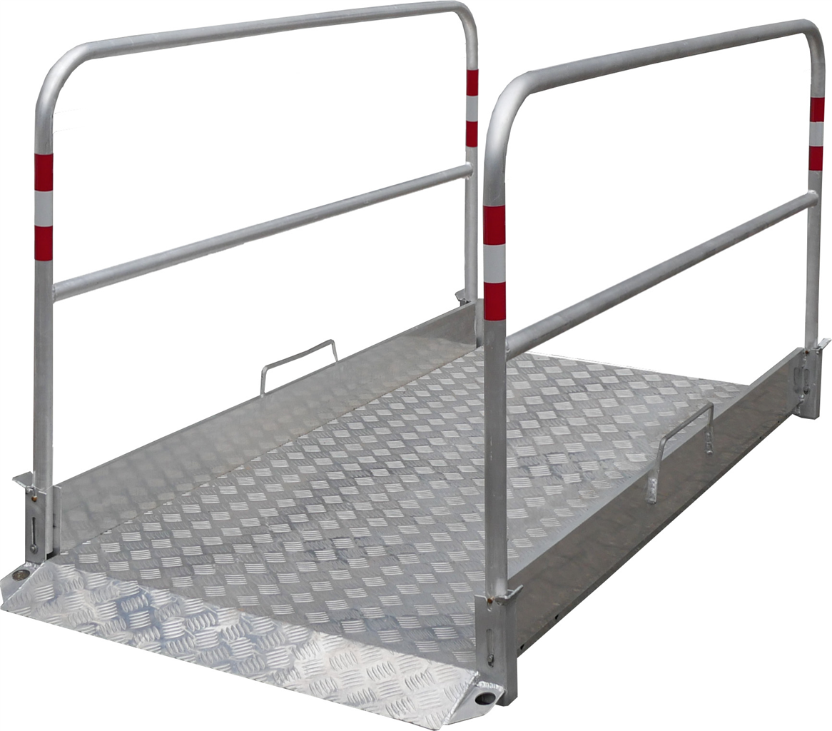 Schake 20282 Grabenbrücke  aus Aluminium     Aufnahme von 174 Schilder Länge: ca. 2,80 m