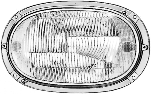 HELLA 9ES 112 293-001 Halogen-Streuscheibe, Hauptscheinwerfer - links/rechts