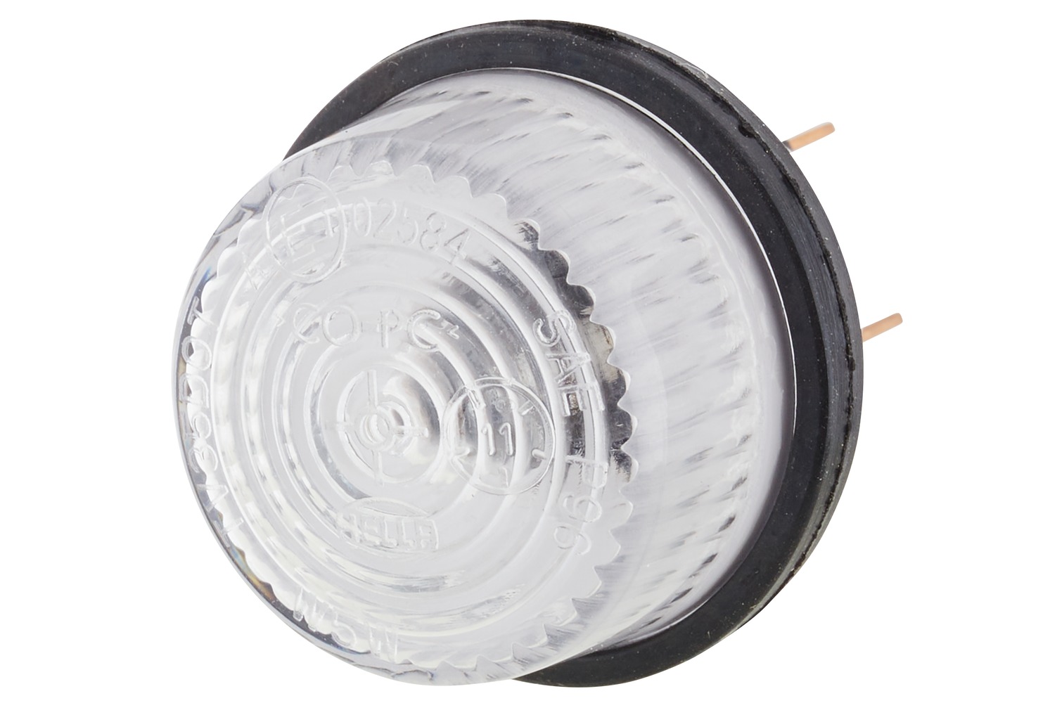 HELLA 2PF Position Light Halogen - 24/12V, Crystal Clear Lens, 1800mm Cable, Left/Right (Pack Of 10)