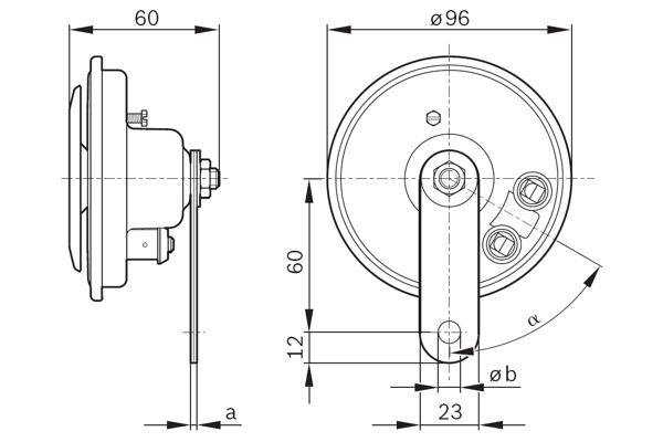 Bosch 0986320148 Horn