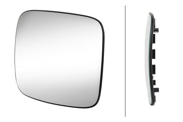 HELLA 9MX 563 717-032 Spiegelglas, Weitwinkelspiegel
