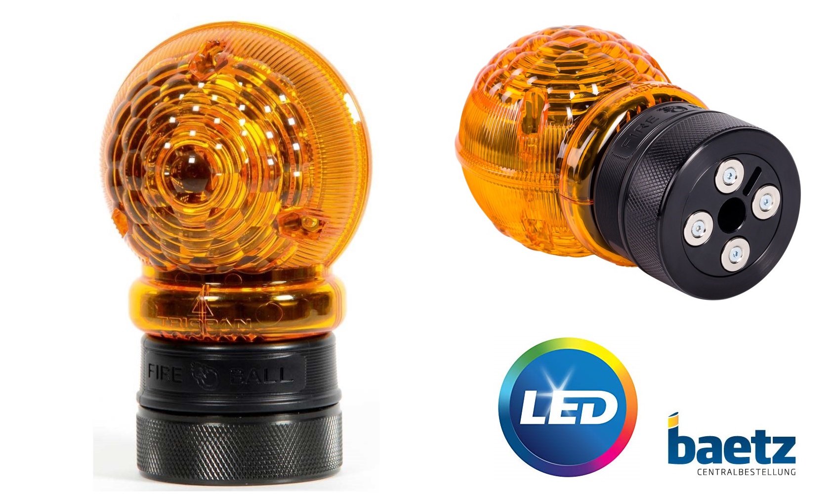 baetz Fireball, LED-Blitzleuchte, Gelb