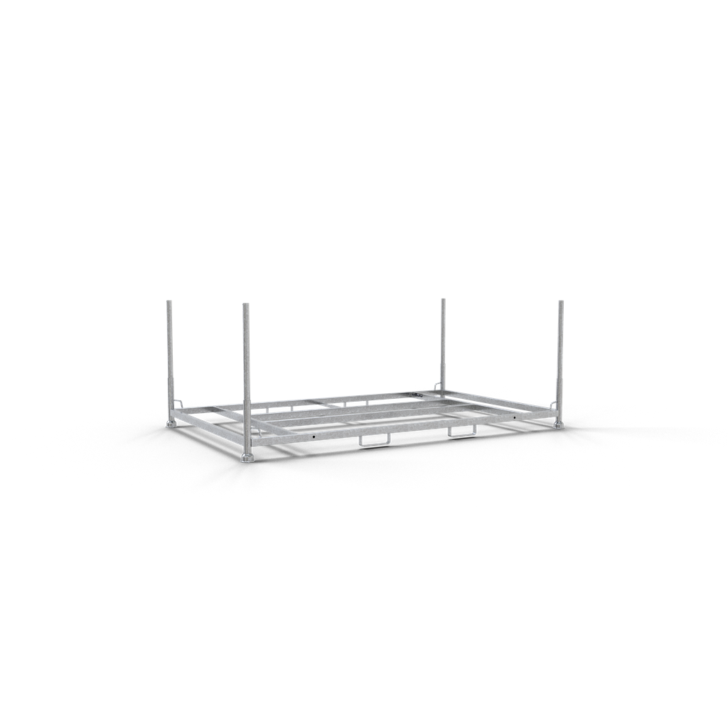 Schake 3B209FK Bauzauntraverse für 30 oder 60 Mobilzäune bis 30 Zäune, Gesamthöhe 1,20 m