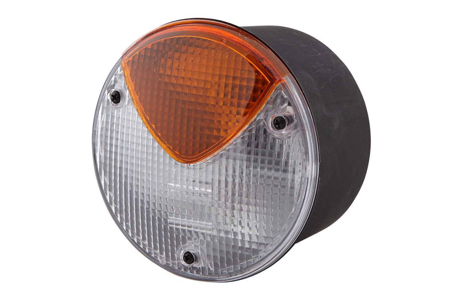 HELLA 2BN 964 169-787 Heckleuchte - 12/24V - Anbau - Lichtscheibenfarbe: gelb/weiß - Kabel: 150mm -