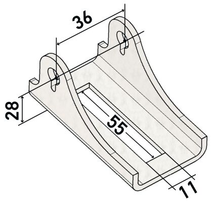 HELLA 8HG 331 414-372 Halter