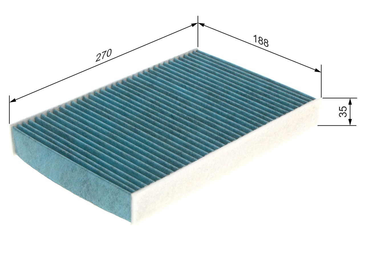 Bosch 0986628548 Filter, Innenraumluft