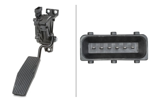 HELLA 6PV 010 946-301 Sensor, Fahrpedalstellung - für Linkslenker - Schaltgetriebe
