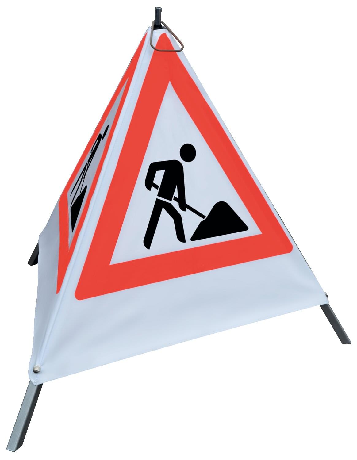 Traffic Safety_Product image_2_25_256_image-thumb__32596__jpg-1500_256942__01 Horizont | Faltdreieck / Faltsignal 900mm retroreflektierend VZ 123 | H-256942