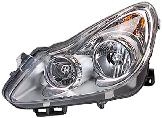 H823 HELLA 1EG 354 534-021 Halogen-Hauptscheinwerfer - rechts - für u.a. Opel Corsa D (S07)