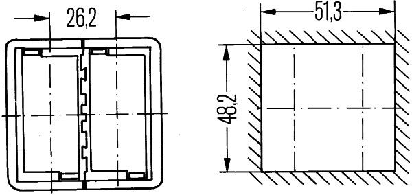 HELLA 8HG 716 735-001 Schalteraufnahme