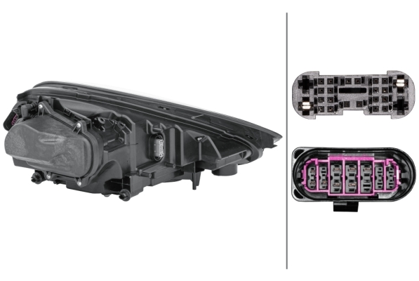 1EX_011_745-151a HELLA 1EX 011 745-151 LED-Hauptscheinwerfer - links - für u.a. Porsche Cayenne (92A)