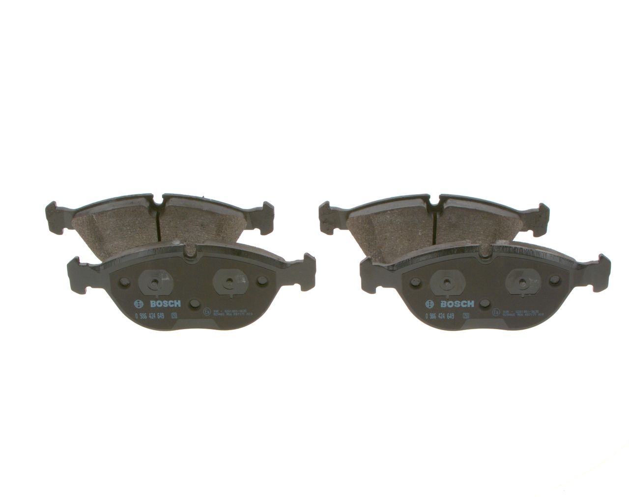 Bosch 0986424649 Bremsbelagsatz, Scheibenbremse