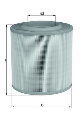 Mahle LX3143 Luftfilter