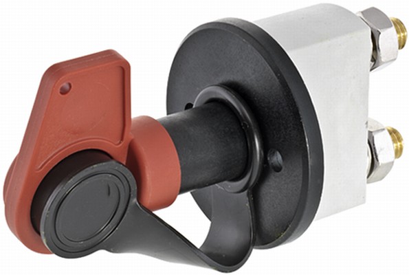 HELLA 6EK 002 843-131 Hauptschalter, Batterie - Drehbetätigung - 24V - geschraubt - Schließer - rund