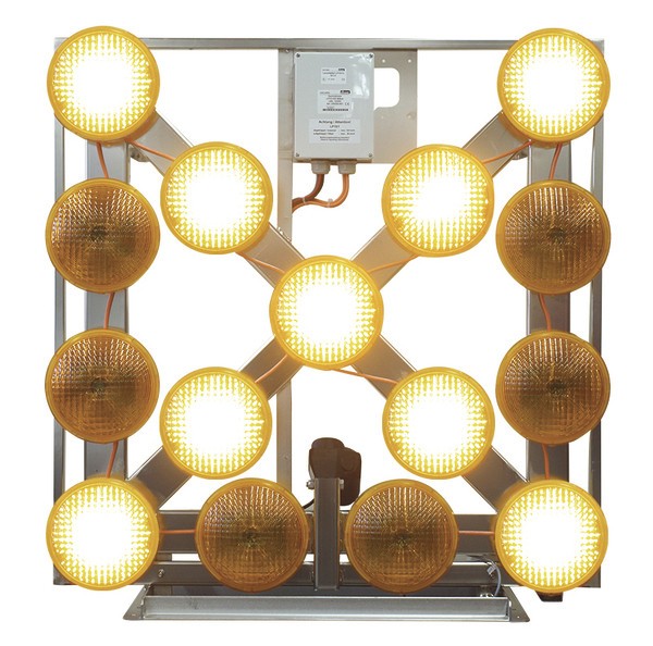 LED Blinkpfeil, Leuchtpfeil, Nissen, LP15, BASt-geprüft, 12/24 Volt
