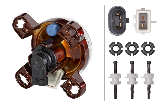 1K0_247_043-097a HELLA 1K0 247 043-097 DE/FF-Hauptscheinwerfer - 90mm Performance - 24V - rund - Referenzzahl: 12.5 -