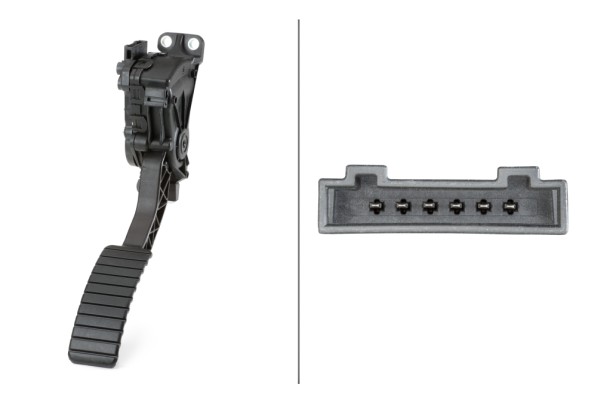 HELLA 6PV 010 946-181 Sensor, Fahrpedalstellung - für Linkslenker - Schaltgetriebe