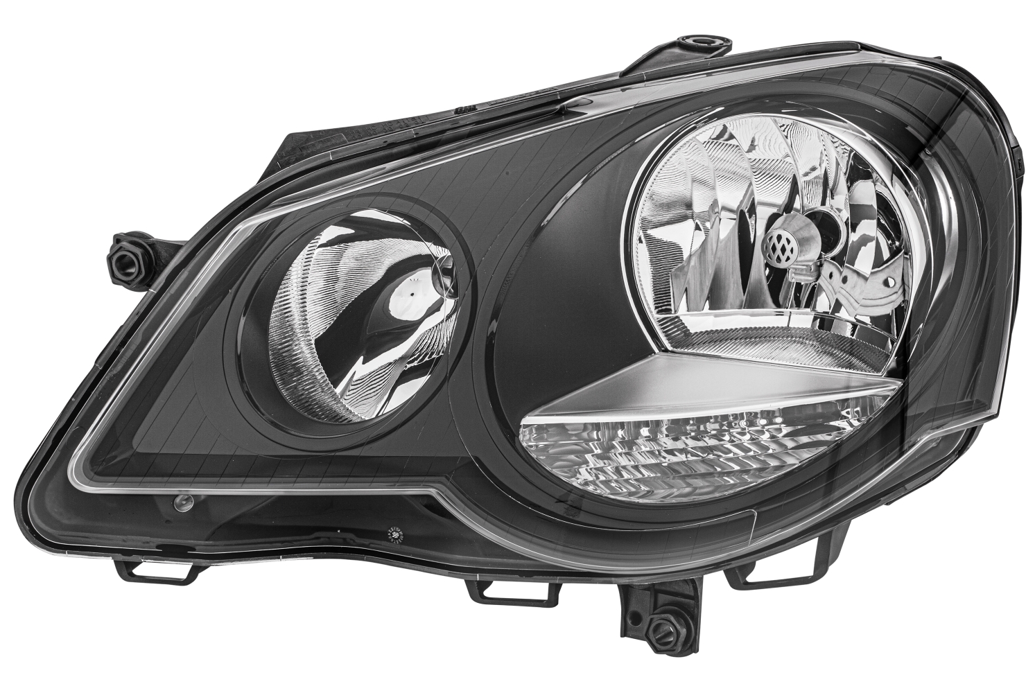 10072349a_AM0 HELLA 1EE 247 019-211 FF/Halogen-Hauptscheinwerfer - links - für u.a. VW Polo (9N_)